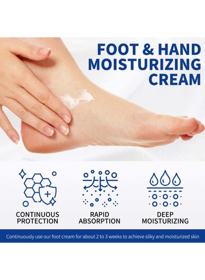LANEMAY 60% Urea Hand and Foot Moisturizing Cream - Moisturizing & Exfoliating, Cracked Heel Repair, Deep Hydration for Dry Feet, Long protect. - Image 5
